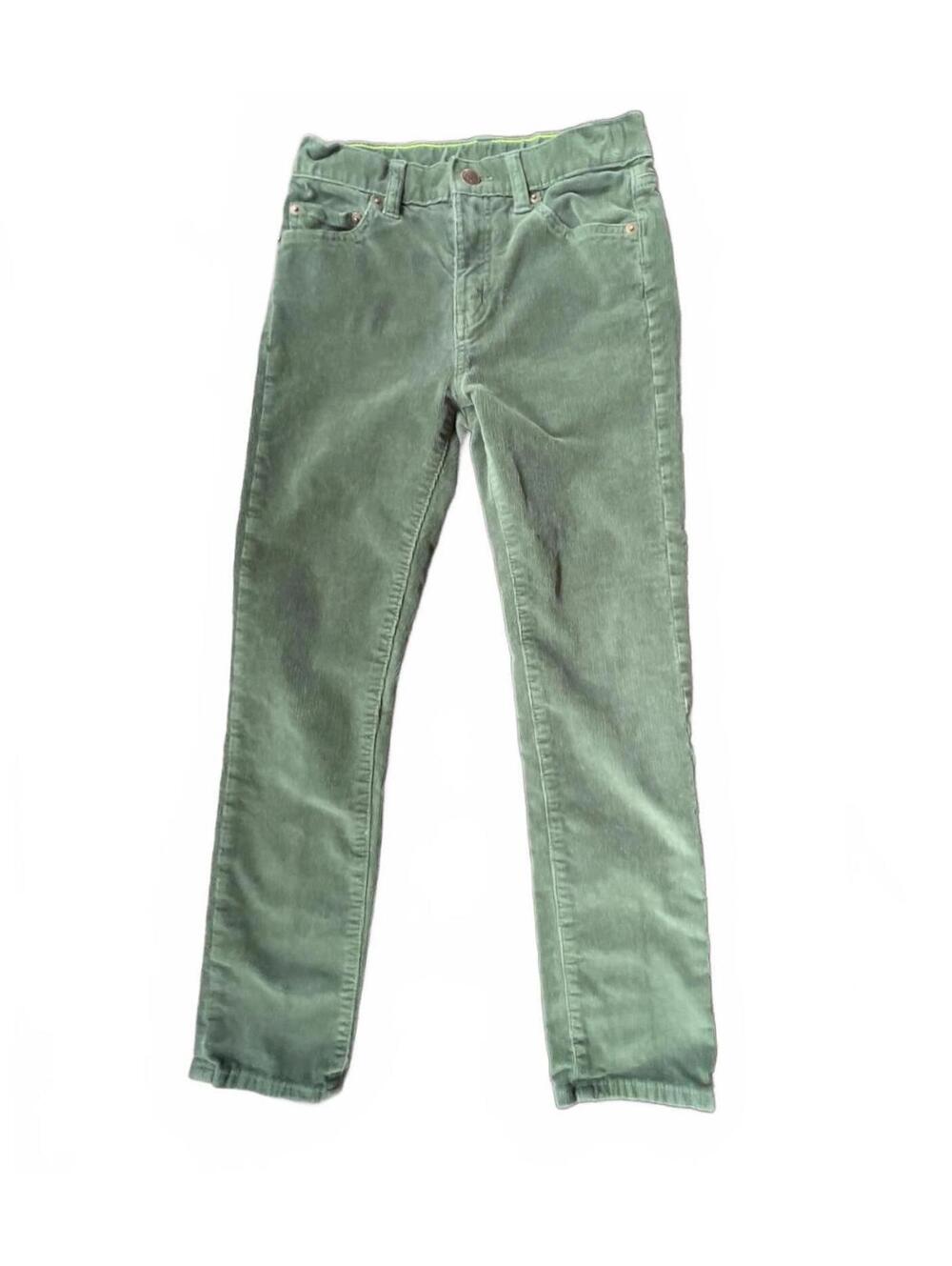 Crewcuts Olive Green Stretch Corduroy Pants Size 10